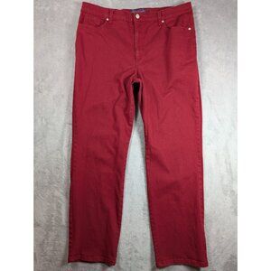 Gloria Vanderbilt Amanda Jeans Womens Size 18 High Rise Straight Leg Comfort